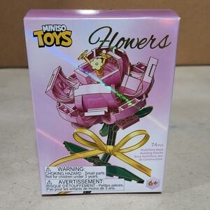 Miniso Multiflora Rose Building Blocks set